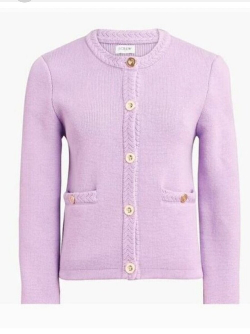 New J.Crew Purple Sweater Size M